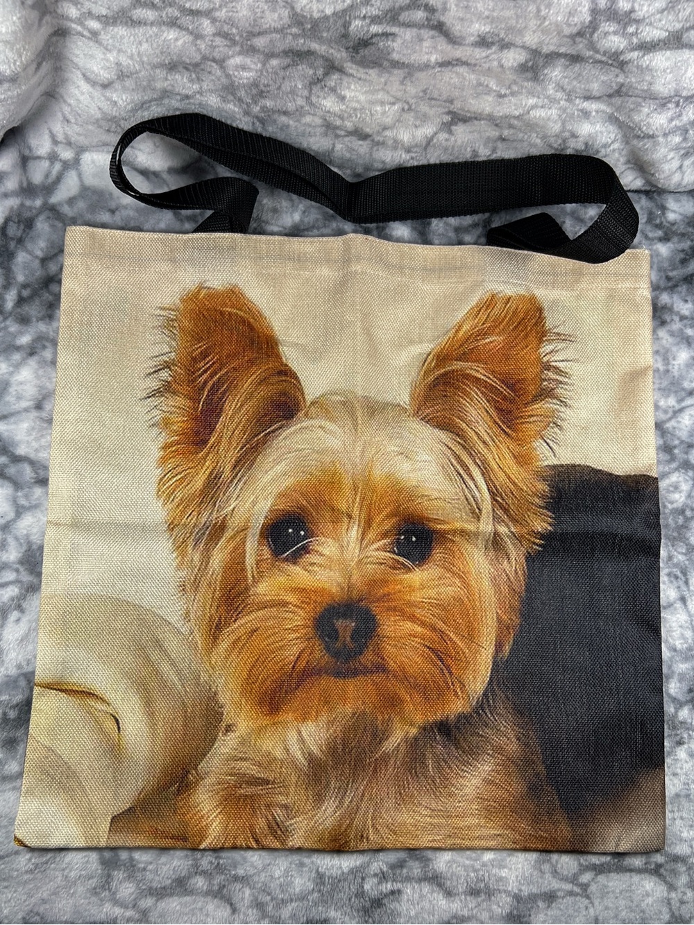Yorkshire Terrier Yorkie Dog Tote Bag Reusable Shopping Bag 16x15 New
